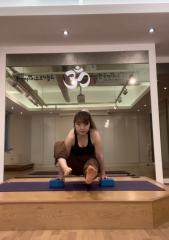 [강남역자연치유요가지도자과정]블록을 이용한 암발란스자세 에카하스타부자아사나 접근법